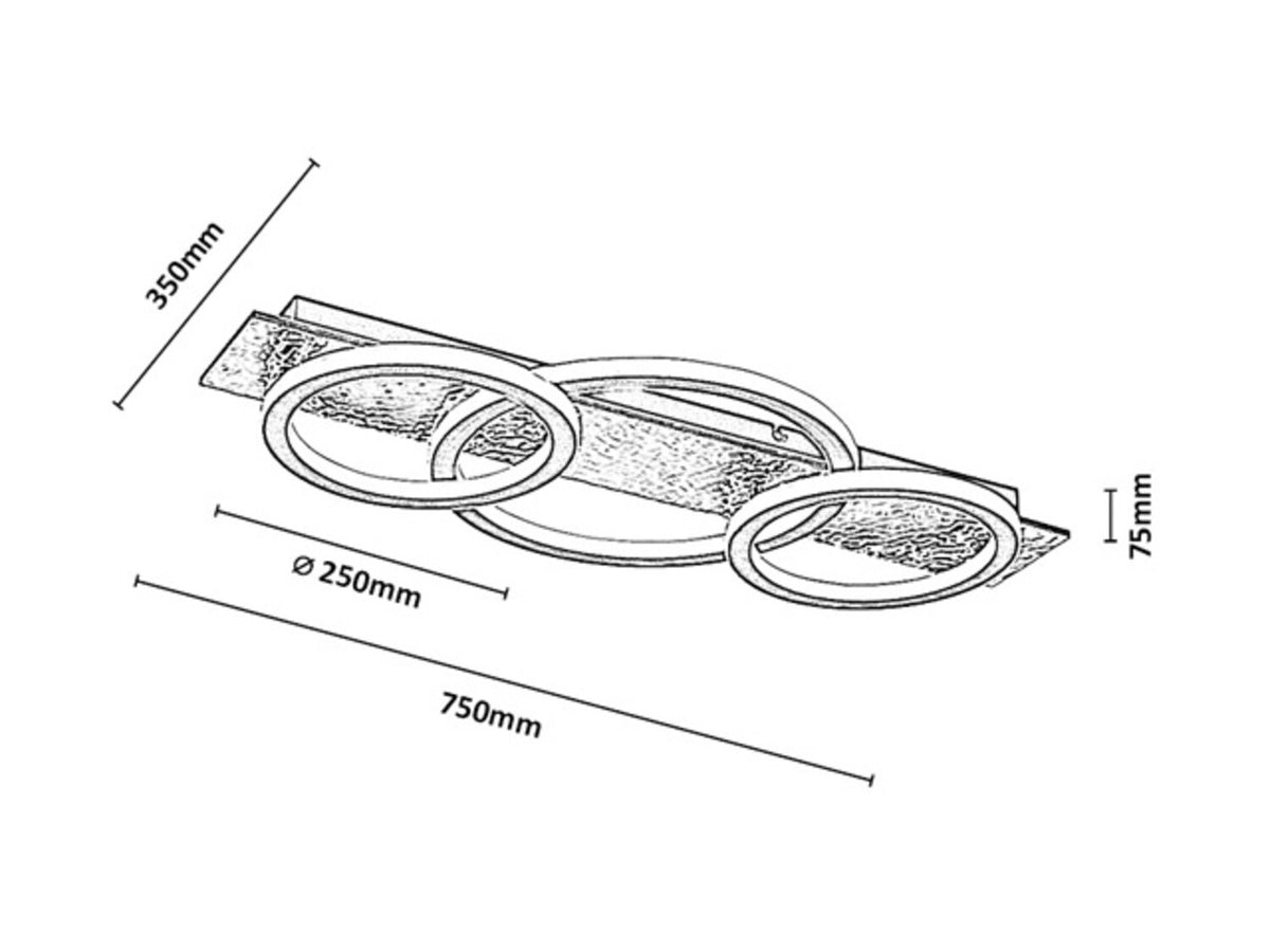 Plafoniera Rabalux Lunava 71498