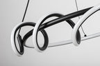 Lustra Rabalux Menazi Black 72022