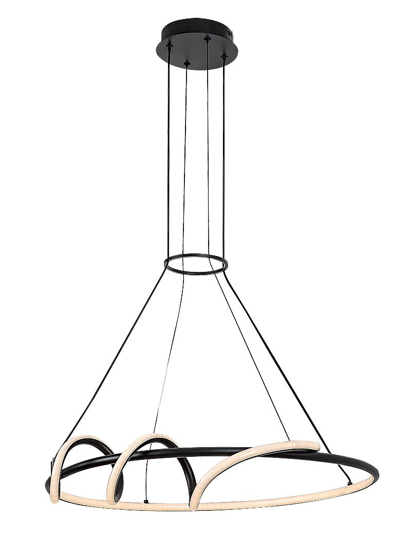 Lustra Rabalux Menazi Black 72022