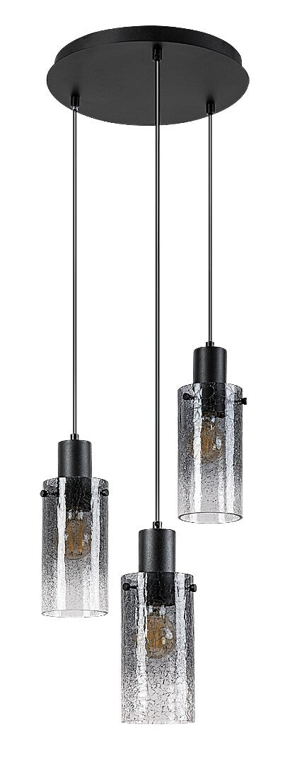 Lustra Rabalux Fumea Black 72038