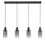 Lustra Rabalux Fumea Black 72039