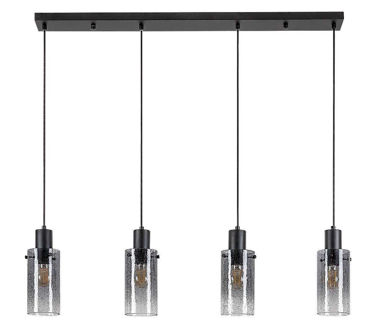 Lustra Rabalux Fumea Black 72039