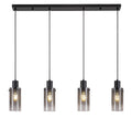 Lustra Rabalux Fumea Black 72039