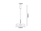 Pendul Rabalux Odete 72044