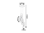 Pendul Rabalux Ronno Black 72054