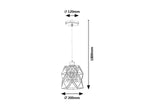Pendul Rabalux Emrys Mat Black 72111