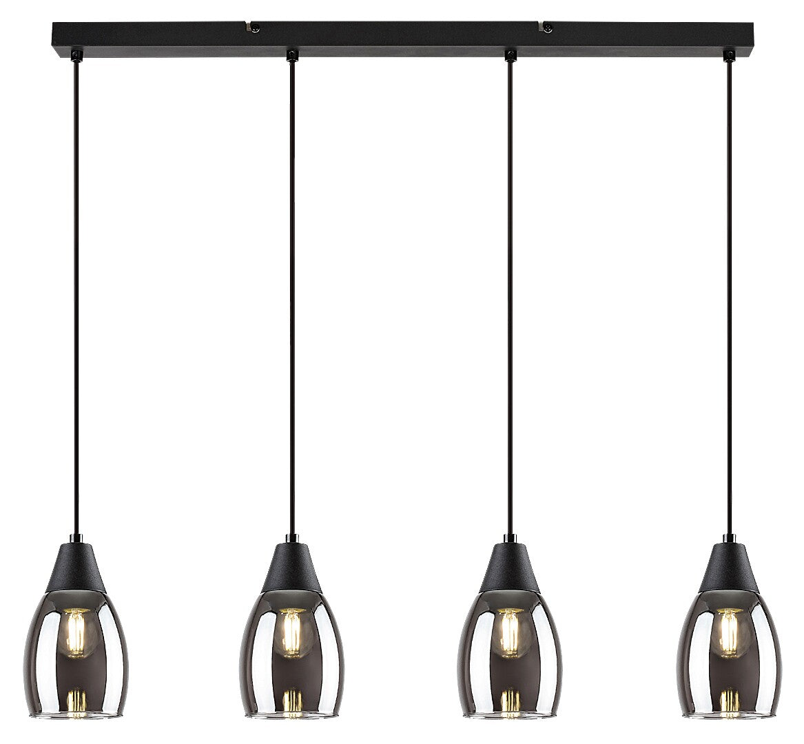 Lustra Rabalux Ilmari Black 72184