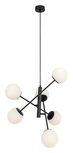 Lustra Rabalux Meduza Mat Black 72194