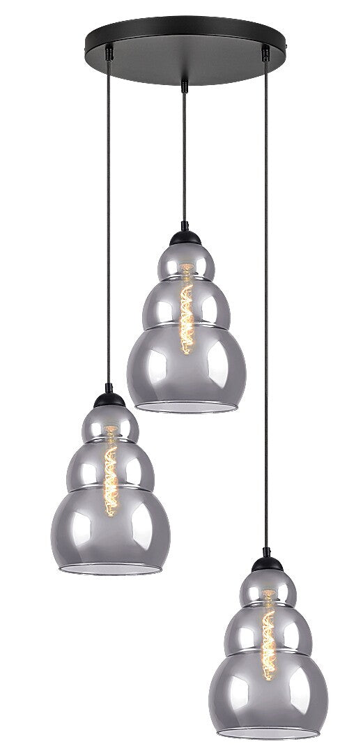 Lustra Rabalux Salvatore Black 72213