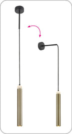 Pendul Rabalux Thelma Black 72238