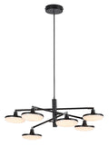 Lustra Rabalux Madi Mat Black 72239