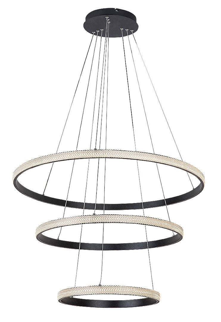 Lustra Rabalux Grete Black 72260