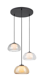 Lustra Rabalux Elowen Black 72276