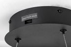 Lustra Rabalux Isaure Black 72302