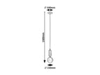 Pendul Rabalux Rosehip Champagne 72303