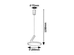 Pendul Rabalux Ovidia Black 72327