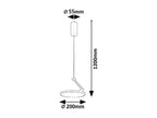 Pendul Rabalux Ovidia White 72328