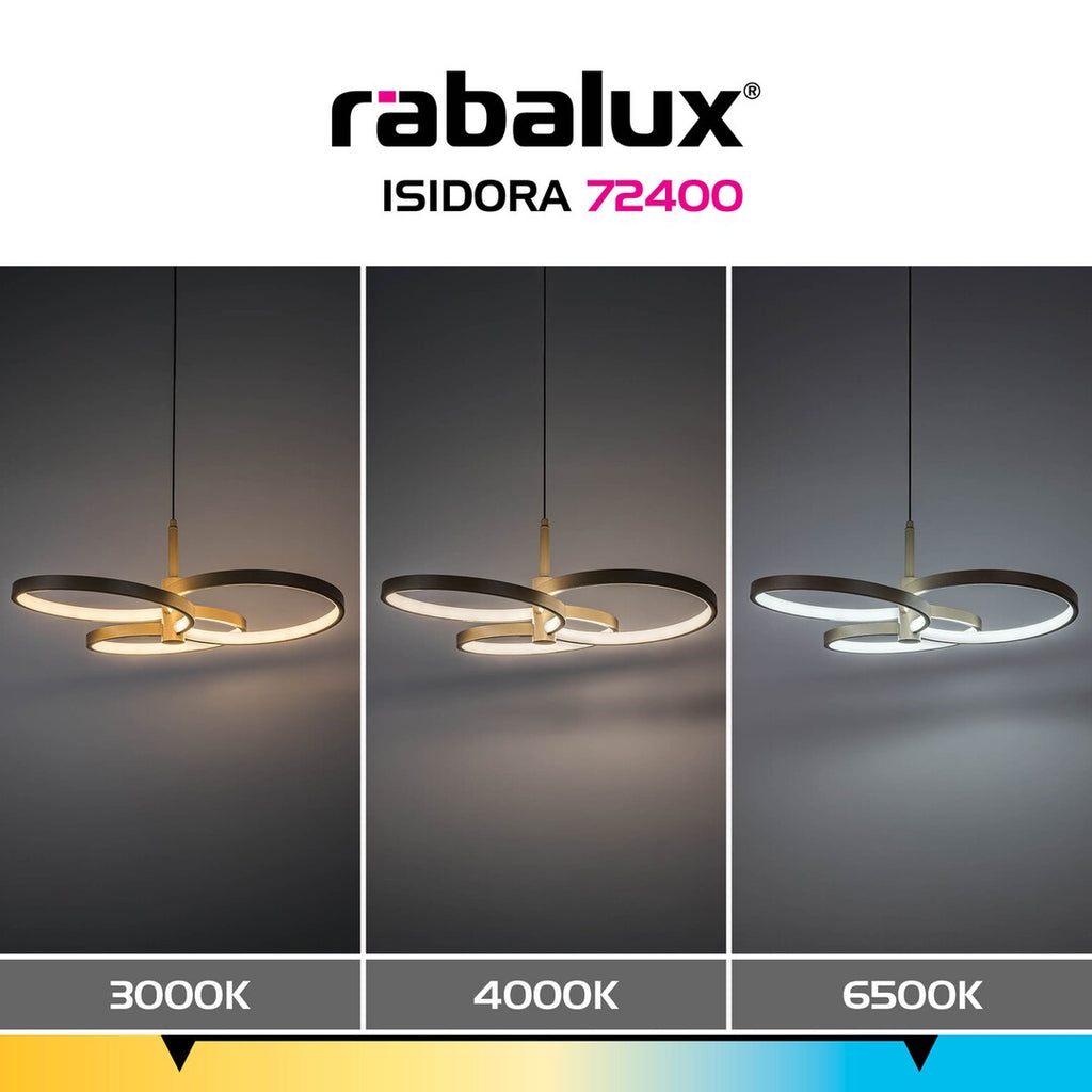 Lustra Rabalux Isidora Gray Beige 72400