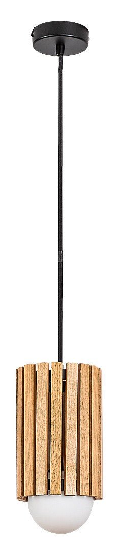Pendul Rabalux Noxelle Mat Black Wood 72420