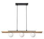 Lustra Rabalux Noxelle Mat Black Wood 72421