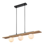 Lustra Rabalux Noxelle Mat Black Wood 72421