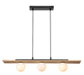 Lustra Rabalux Noxelle Mat Black Wood 72421