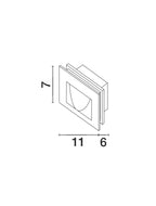 Spot incastrat exterior fatade/trepte Nova Luce KRYPTON 726401