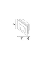 Spot incastrat exterior fatade/trepte Nova Luce KRYPTON 726402