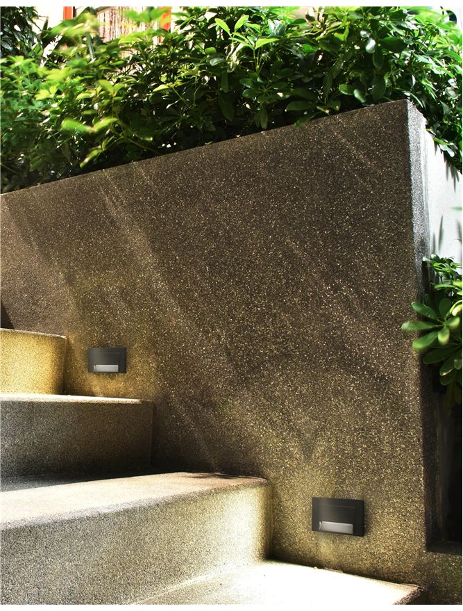 Spot aplicat exterior fatade/trepte Nova Luce KRYPTON 726408