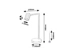 Veioza Rabalux Karter Mat Black 73029