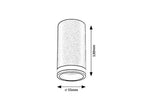 Spot aplicat fix Rabalux Senobia Black 73030