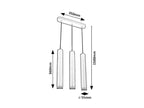 Lustra Rabalux Senobia Black 73037