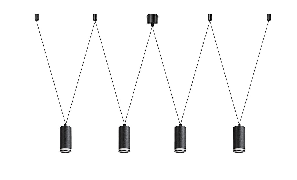 Lustra Rabalux Senobia Black 73038