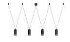 Lustra Rabalux Senobia Black 73038