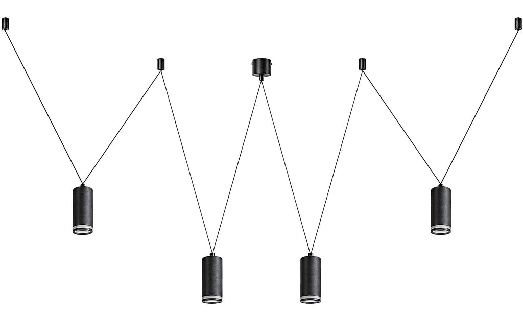 Lustra Rabalux Senobia Black 73038