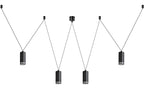 Lustra Rabalux Senobia Black 73038