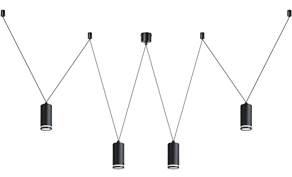 Lustra Rabalux Senobia Black 73038