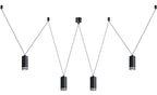 Lustra Rabalux Senobia Black 73038
