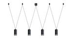 Lustra Rabalux Senobia Black 73038