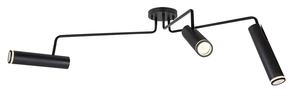Lustra Rabalux Senobia Black 73039