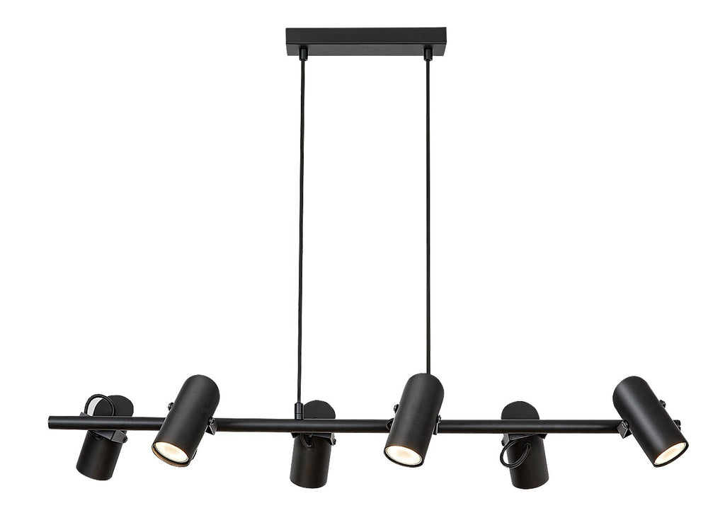 Lustra Rabalux Maximilian Mat Black 73045