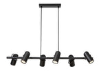 Lustra Rabalux Maximilian Mat Black 73045