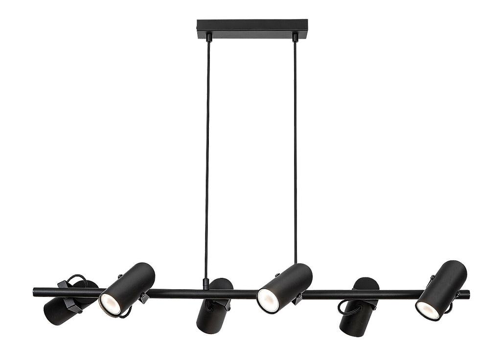 Lustra Rabalux Maximilian Mat Black 73045