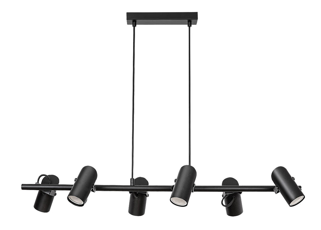 Lustra Rabalux Maximilian Mat Black 73045