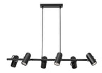 Lustra Rabalux Maximilian Mat Black 73045