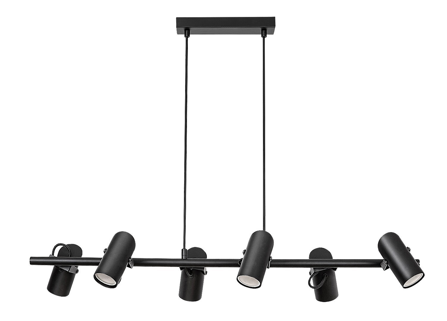 Lustra Rabalux Maximilian Mat Black 73045