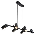 Lustra Rabalux Maximilian Mat Black 73045