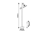 Lampadar Rabalux Maximilian Mat Black 73046