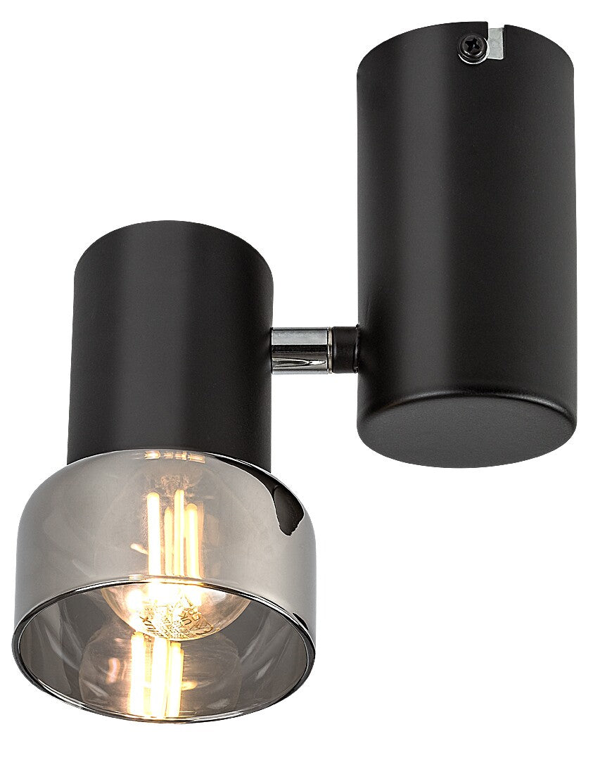 Spot aplicat reglabil Rabalux Hatice Black 73052