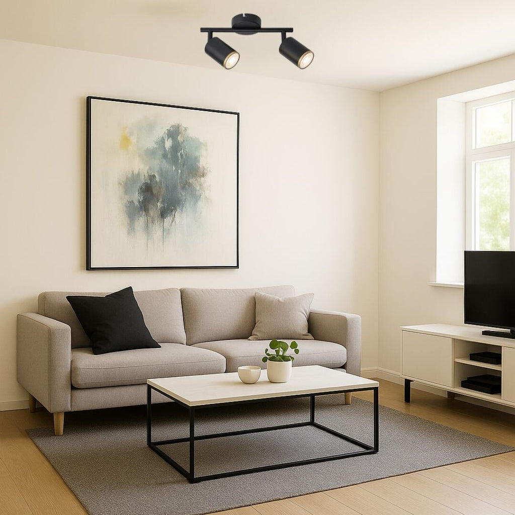 Plafoniera Rabalux Nolie Mat Black 73108